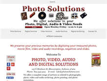 Tablet Screenshot of photosolutions.com